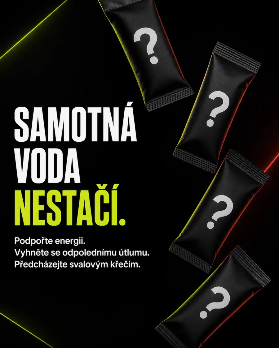Elektrolyty, headline Samotná voda nestačí